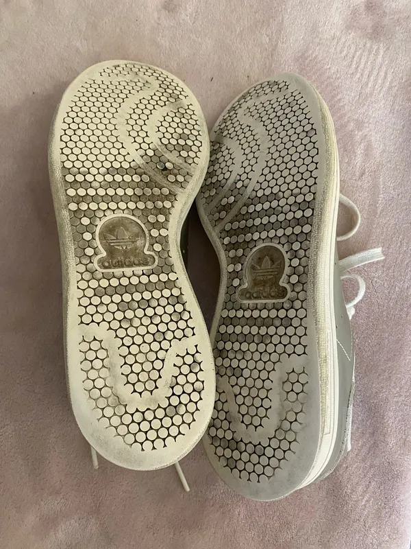 adidas Stan Smith Sneaker Silver Metallic Women Size 8.5 - Image 7