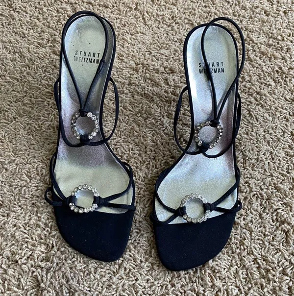 Stuart Weitzman Vintage  Ankle Strap Sz 9 - Image 3