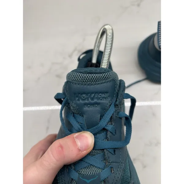 Hoka One One Bondi L GTX Leather Gore Tex Deep Teal Sneakers Shoes Womens 7.5 - Image 2