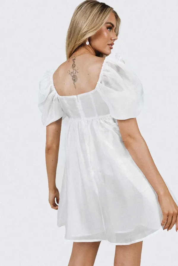 Princess Polly Alaya White Mini Dress - Image 4