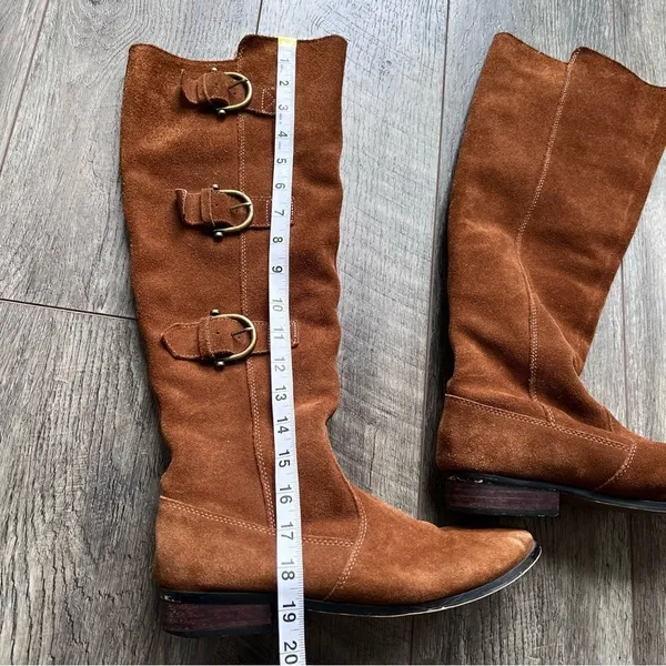 Restricted Leather Riding Boots Brown Size 8 Tall Boot - Image 5