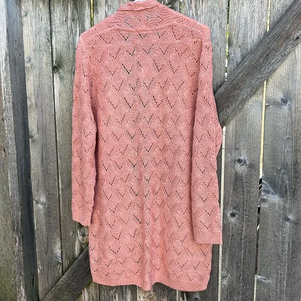 NWT CJ Banks Open Front Duster Sweater Size 2X - Image 6