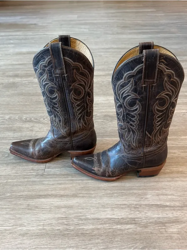 Shyanne Women's Loretta Western Snip Toe Boots, Size 5M - Image 8
