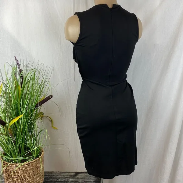 Lulu’s Black Cocktail Hour Tulip Mini Empire Dress NEW XS - Image 3