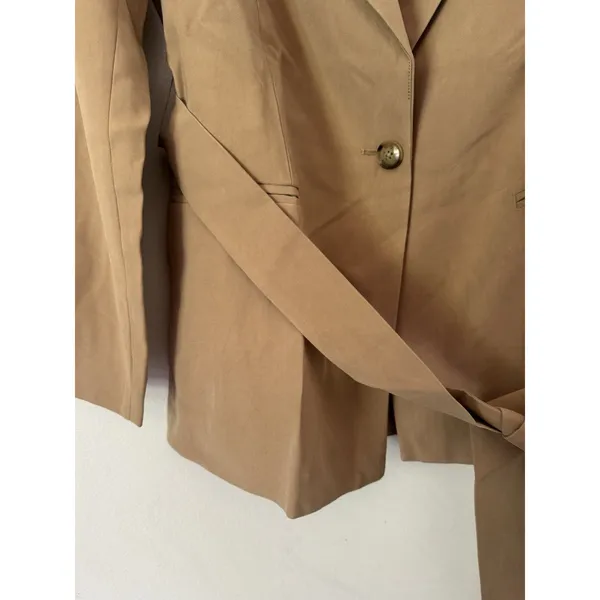 NWT Tuckernuck Shea Belted Blazer in Khaki Size Medium - Image 5