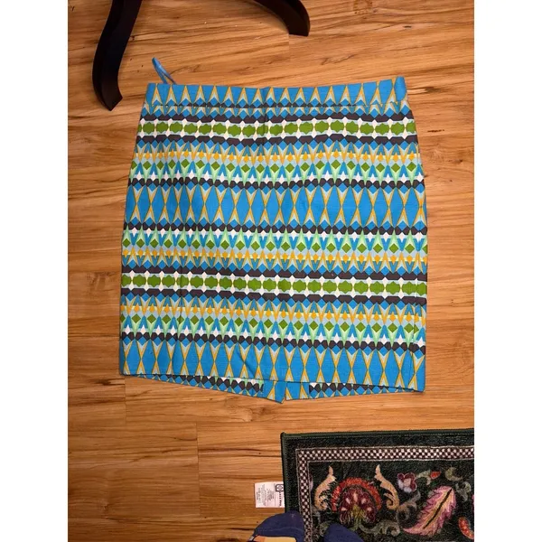 J.Crew geometric skirt size 12 - Image 2