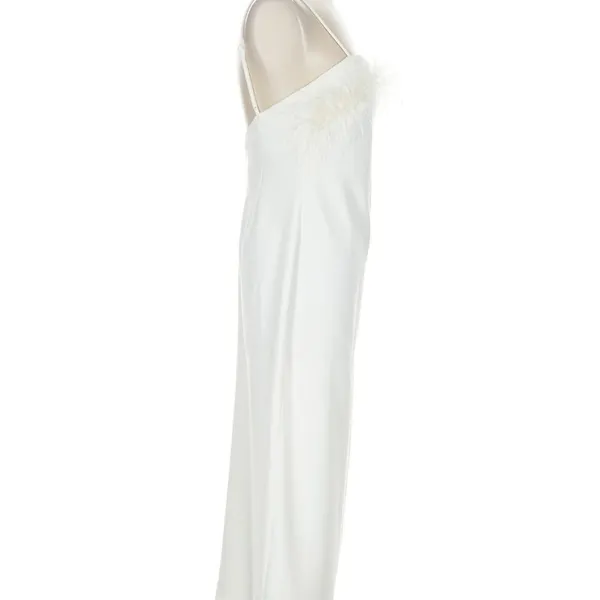 Elliatt | Harley‎ Dress In Ivory With Feathers Size XS - Image 14