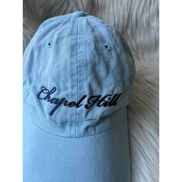 Light Blue Chapel Hill Embroidered Baseball Cap - Image 2
