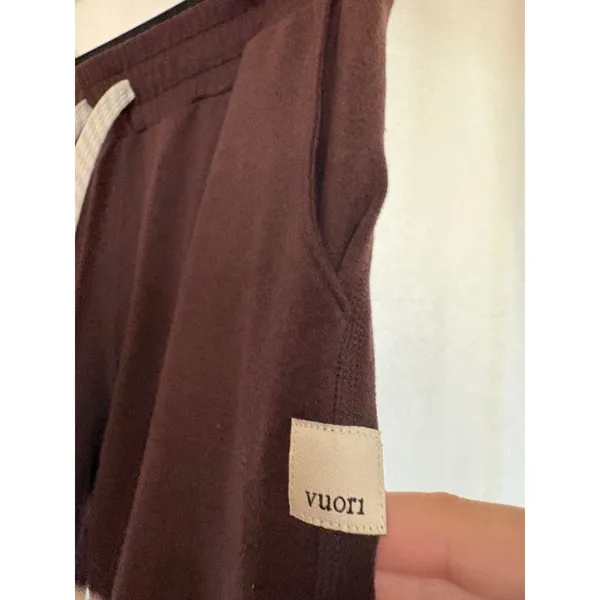 Vuori Women Performance Joggers In Mahogany Heather Size XS - Image 3