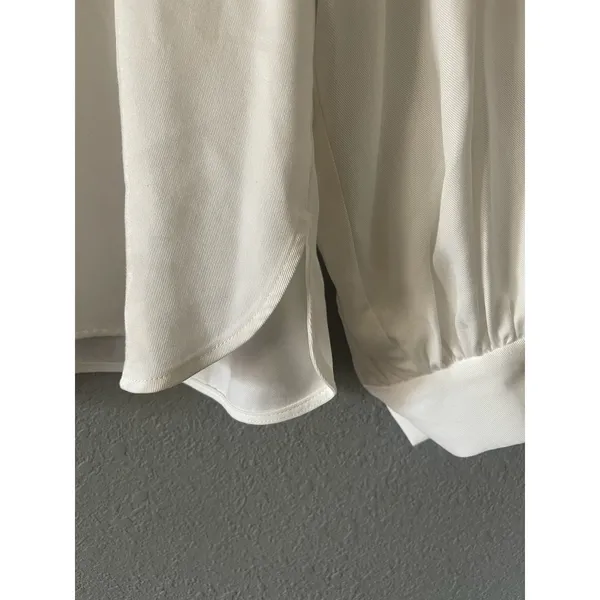 New Club Monaco Shirred‎ Sleeve Top - Image 7