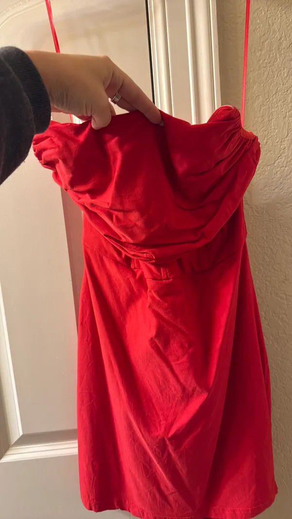 Blue Blush Red mini dress - Image 2