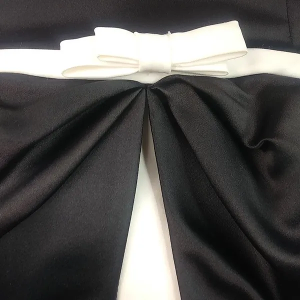 Bridal Manuf 4 Black White Tuxedo Bustier Top - Image 2