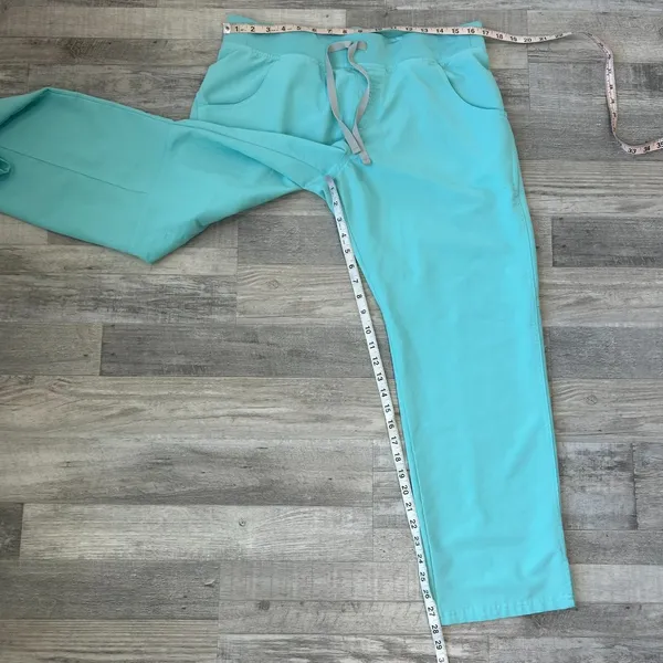 Figs Technical Collection Aqua Straight Leg Scrub Pants S9 - Image 2