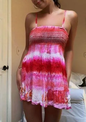 Tie Dye Mini Dress Multiple - Image 3