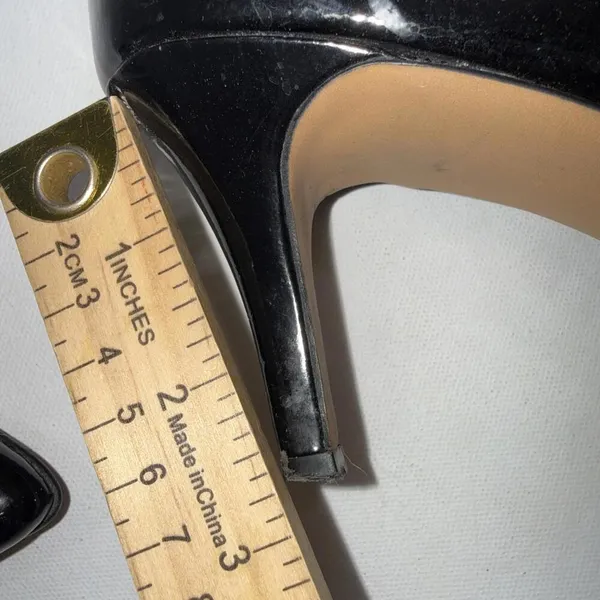 Joan David Black Point Old Money‎ Classy Bow Stiletto Designer Pumps Heels 7M - Image 4