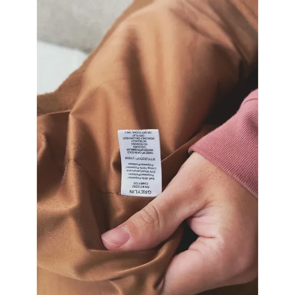 Greylin Anthropologie Brushed Wool Long OverCoat Womens XS Brown Quiet Luxury - Image 7