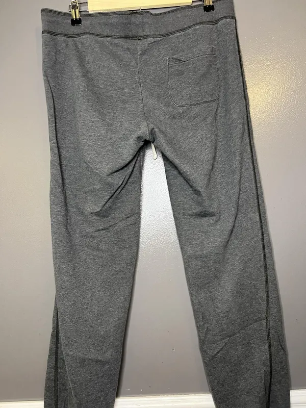 Aerie Sweatpants Womens Large Gray French Terry Jogger Lounge Cuffed Drawstring - Image 7