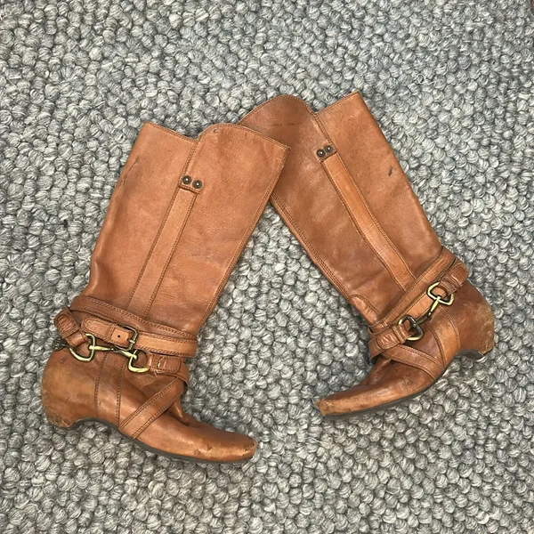 Miss Sixty Women's Adrian High Shaft Boot in Brown Size 38 - Image 3