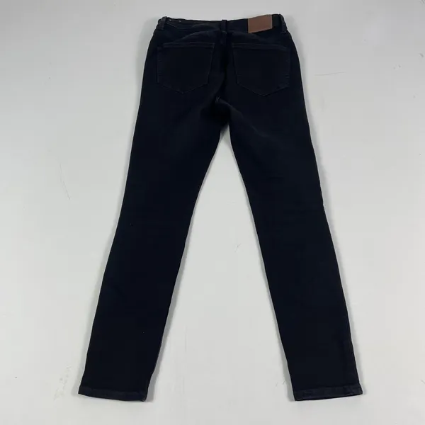 Madewell Roadtripper Skinny Jeans Womens 28 Black‎ Mid Rise Stretch Denim - Image 13