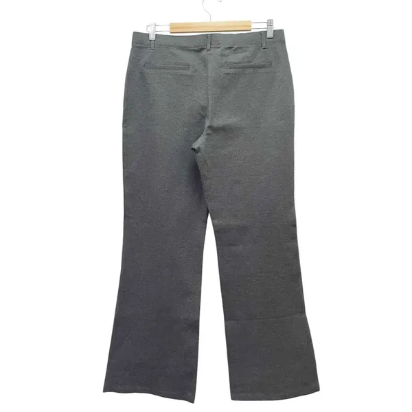 Quince Ultra Stretch Ponte Bootcut Pants Charcoal Gray Size Large Work Career - Image 3