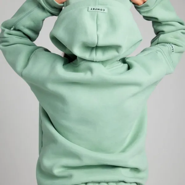 NWT COMFRT DND TRAVEL Hoodie in ALOE Size XL - Image 6