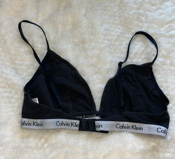 Calvin Klein Black And Gray Bralette - Image 2