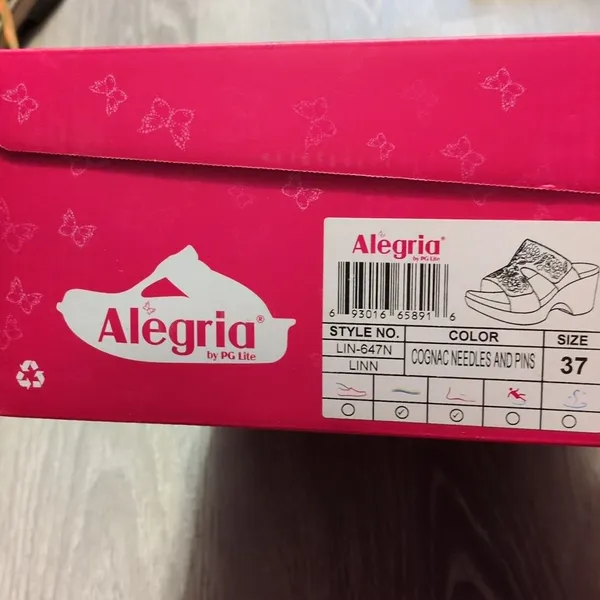 Alegria By Pg Lite Linn Cognac Needles And Pins Sandals Size 37 - Image 4