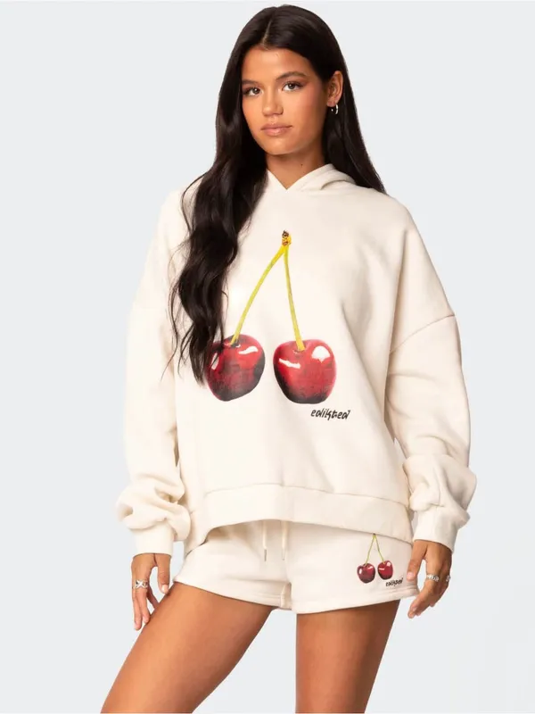 Edikted Mon Cheri Hoodie, Size S - Image 2