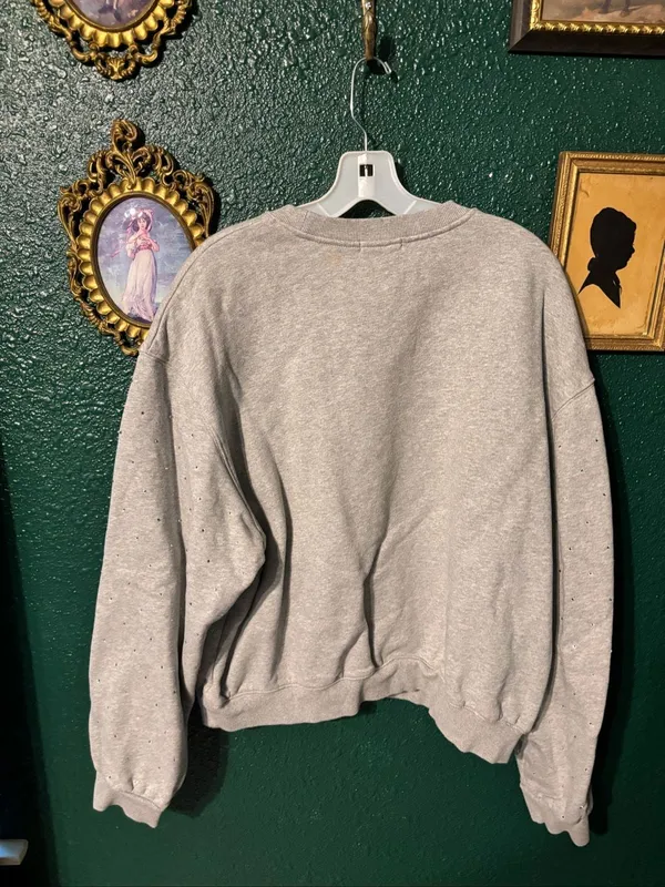 Good American Sagittarius Zodiac Bedazzled Crewneck Sz 4/XL - Image 3