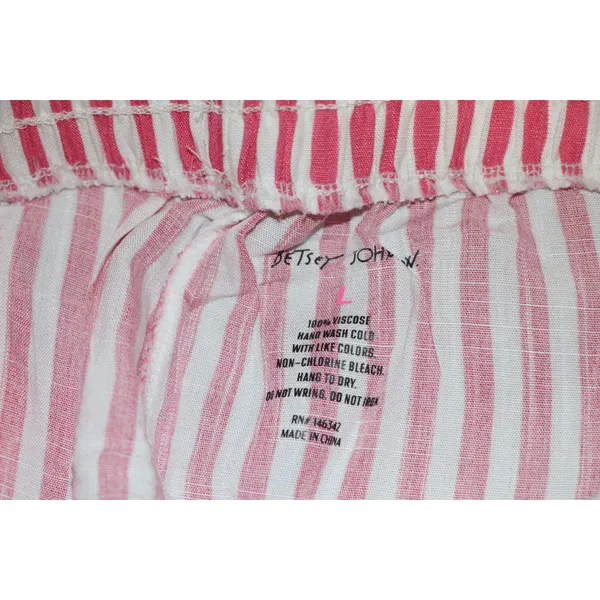 Betsey Johnson Heart Patch Cabana Button Up Shirt & Shorts Cover-up Set - Image 10