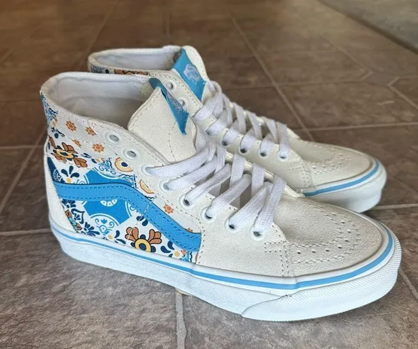 NEW Vans Patterns of World SK8-Hi | Unisex High Top Skate Shoes Limited Pattern - Image 2
