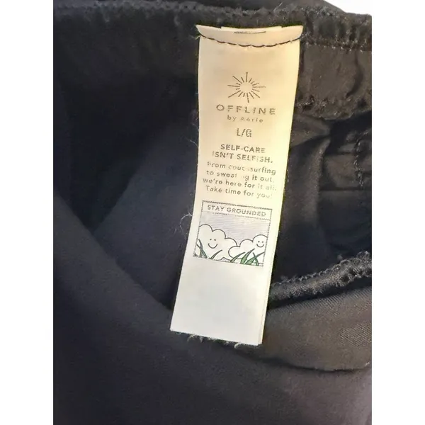 Offline by Aerie Real Me Hot Stuff Light Blue Athletic Romper Size Large - Image 8