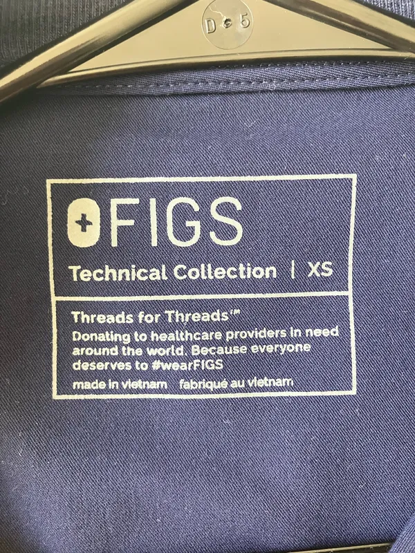 Figs Scrub Jacket Navy - Image 6