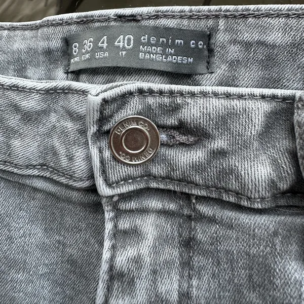 Primark Denim Co. Acid Wash Skinny Jeans in Gray Size 4 - Image 2