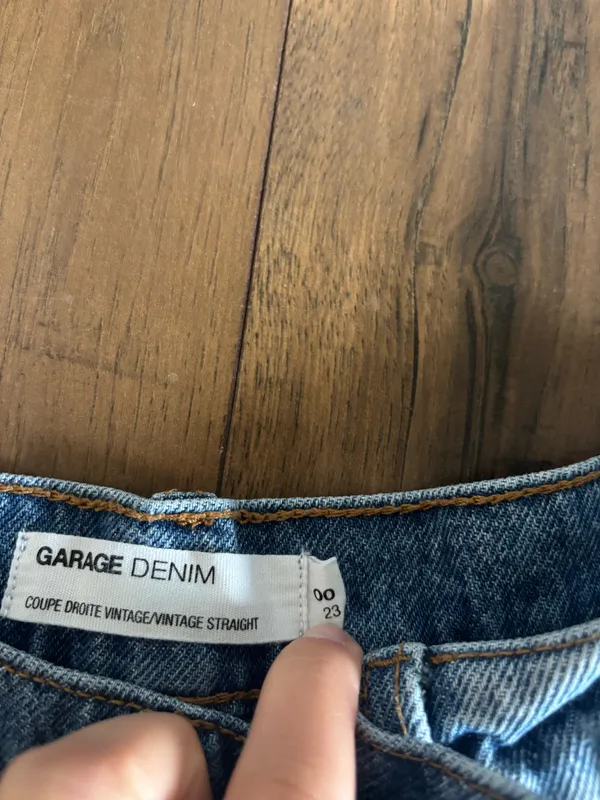 Garage Denim Jeans High-Rise Straight - Image 4