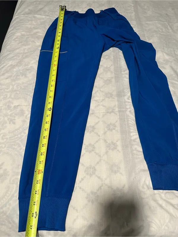 Cherokee scrub Royal Blue Jogger women pants size XS/P - Image 8