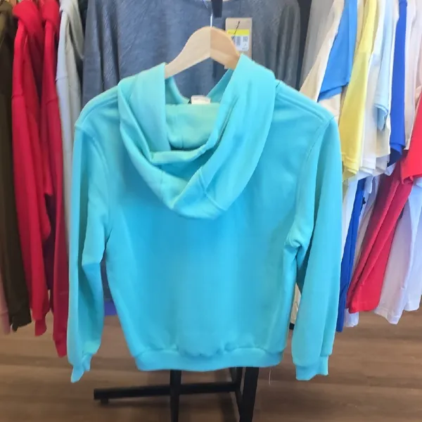 Nike Light Blue Pullover Hoodie - Image 6