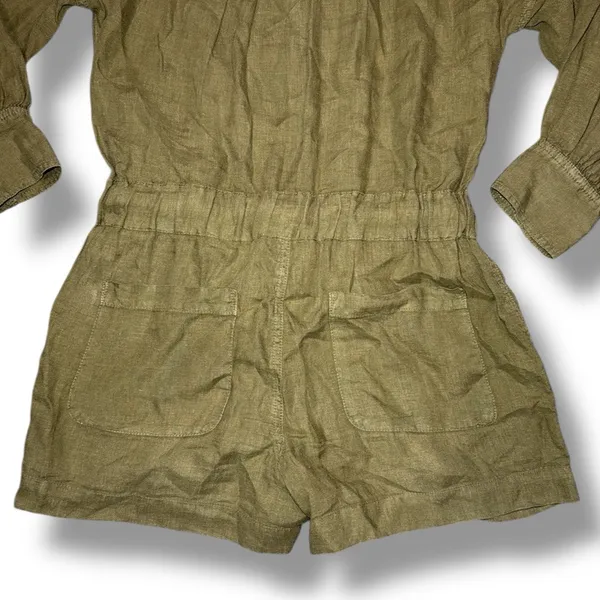 Joie‎ Bosworth Linen Romper Jumpsuit XS - Image 8