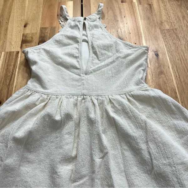 Altar’d State Lace Midi Dress Cream Sleeveless Boho Cottagecore Size S - Image 8