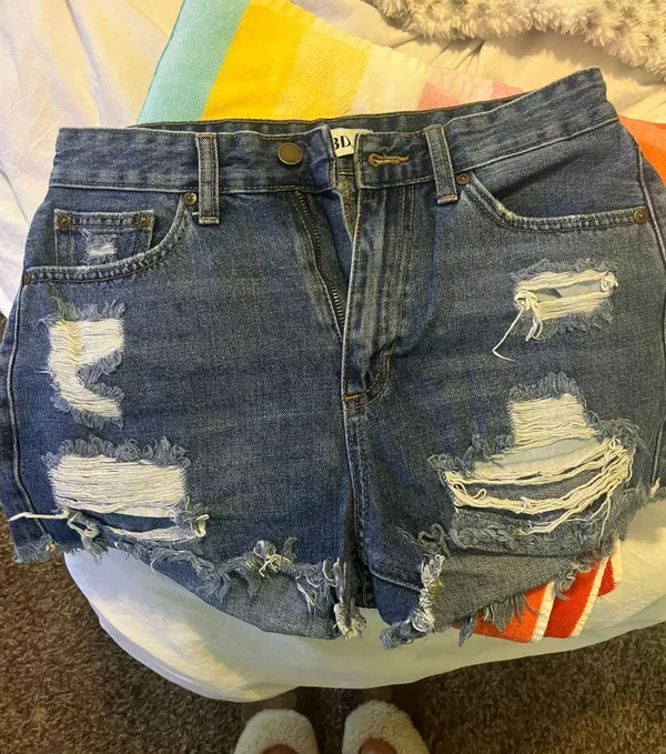 Denim Shorts Size M - Image 2