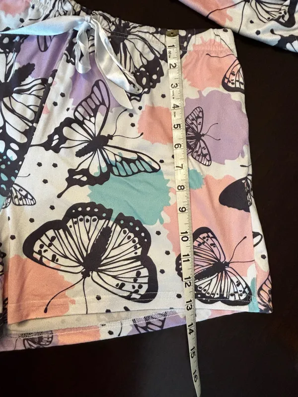 Boutique Shirley & Stone Butterfly Pajama Set / Lounge Set - L - Image 9