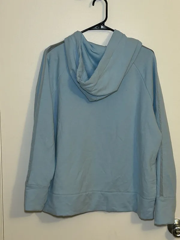 Light Blue Hoodie Size L - Image 2