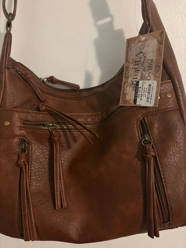 Bueno of California Large Hobo Crossbody Purse - Image 2