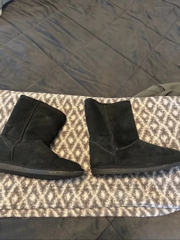 Women’s suede boots Black Size 8 - Image 3