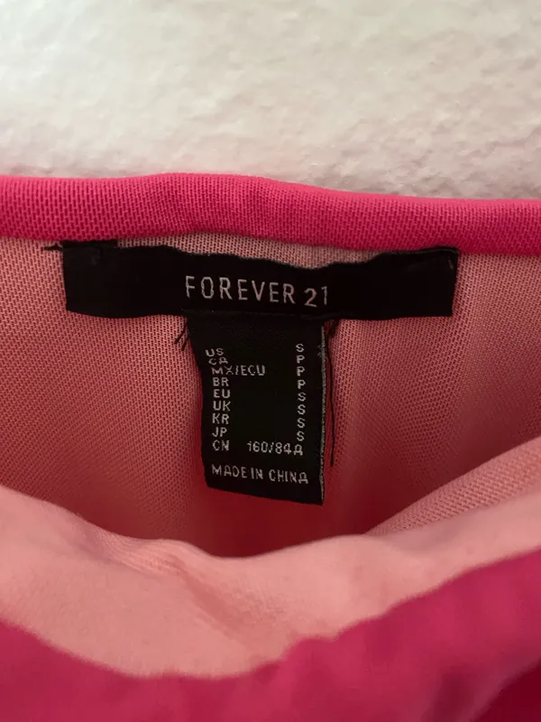 Pink Forever 21 Scrunched Dres - Image 2