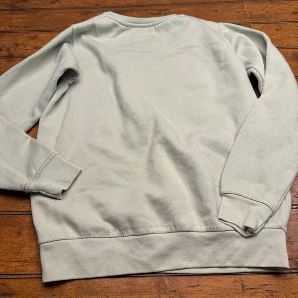 Pacific & Co California Republic Sweatshirt Light Green Crew Neck Long‎ Small - Image 4
