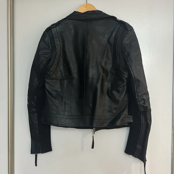 MOVING SALE BCBGeneration Faux Fur Leather Moto Jacket - Image 5