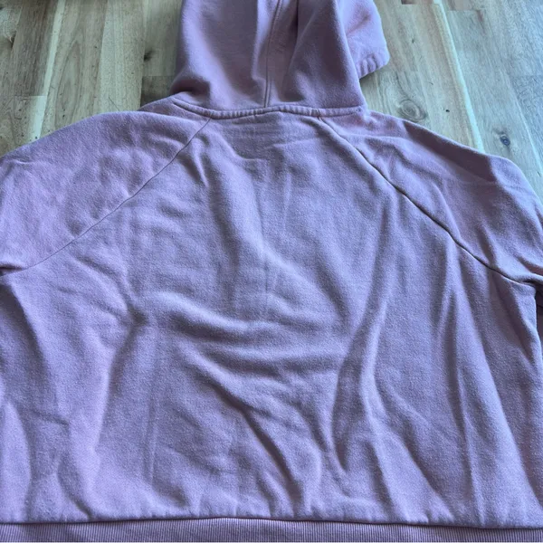 Vans Pink Logo Hoodie Sweatshirt Women’s XS - Image 4