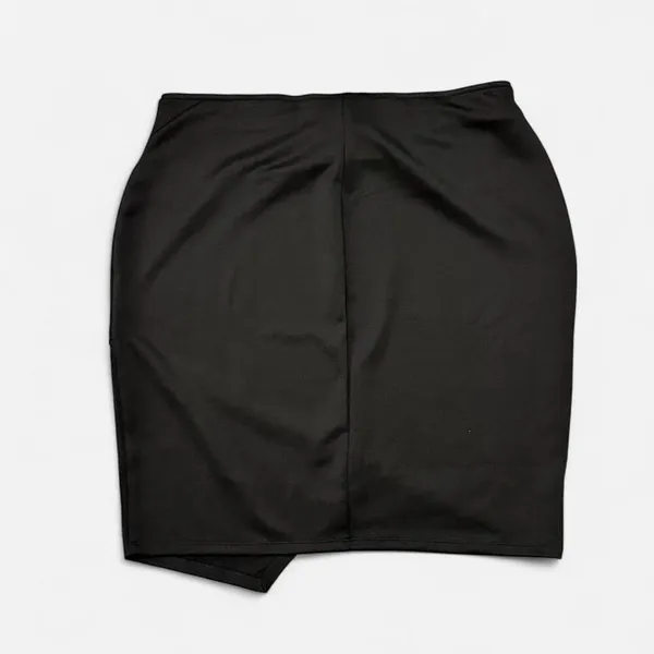 Bisou Bisou black mini pencil skirt plus size women 1Xlarge black fitted business casual - Image 2