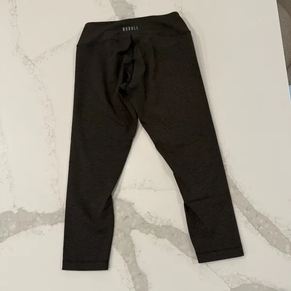 NOBULL High Rise Tight 21” Women’s Medium Charcoal Heather Workout Training Gym - Image 13